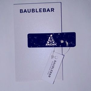 BaubleBar Resin “A” hair clip